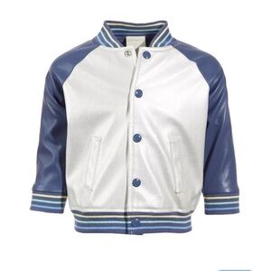 First Impressions Blue and White Kids Jacket